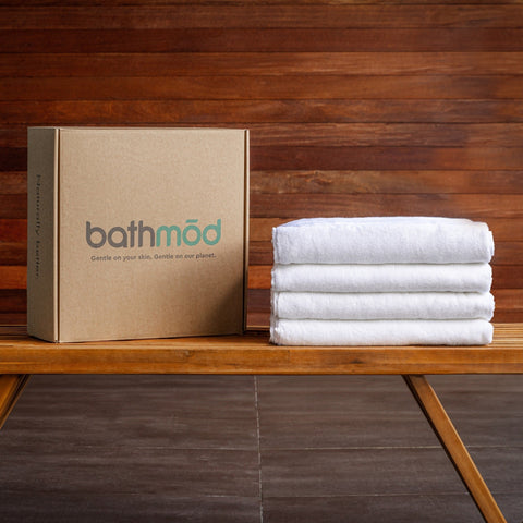 Luxury Organic Bath Towels (Four Pack)