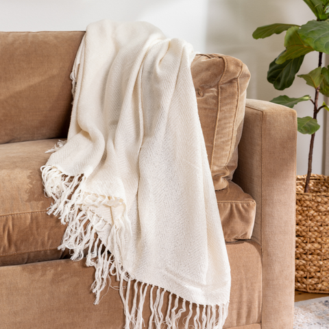 Hand Woven Throw Blanket
