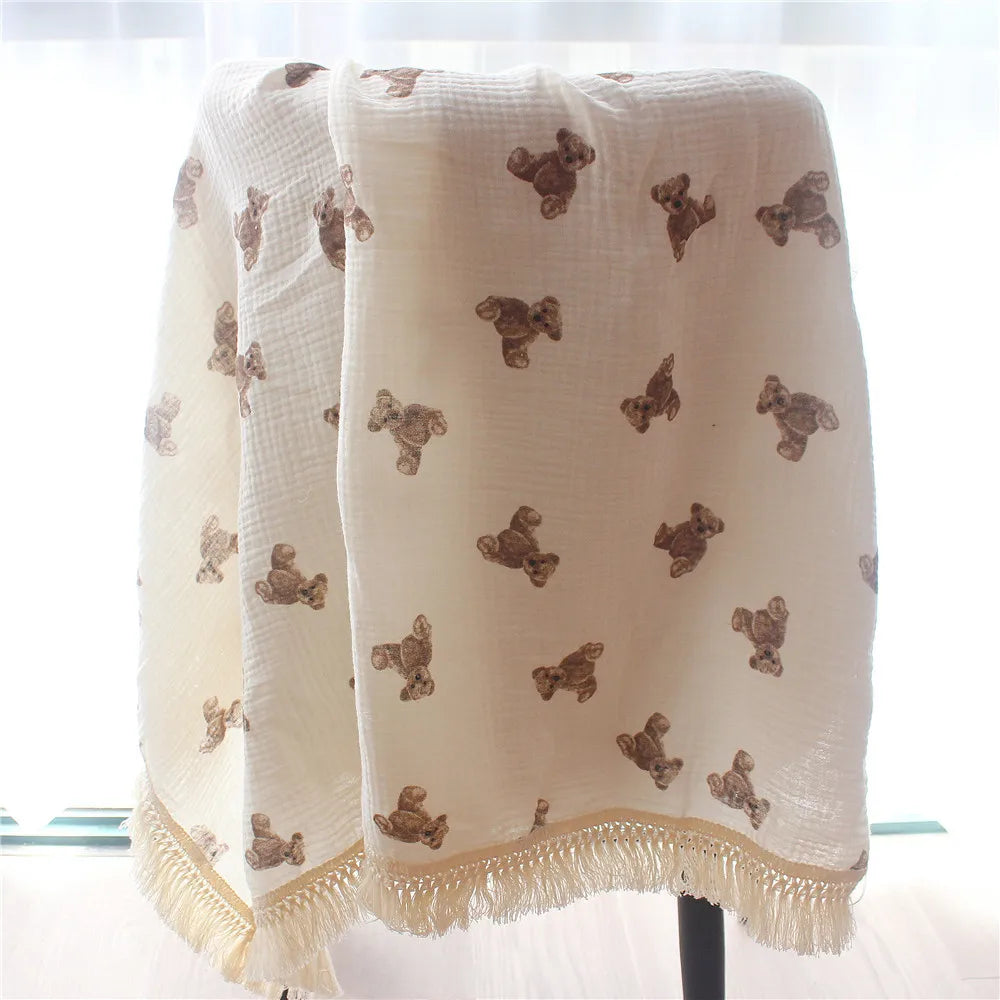 Organic cotton baby blanket