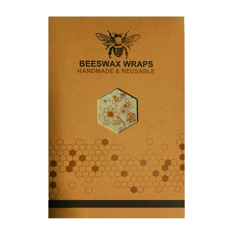Eco Friendly Reusable Food Wraps Food Fresh Keeping Storage Organic Beeswax Cloth Wrap Cling Wrap Custom Made Pattern Wholesa
