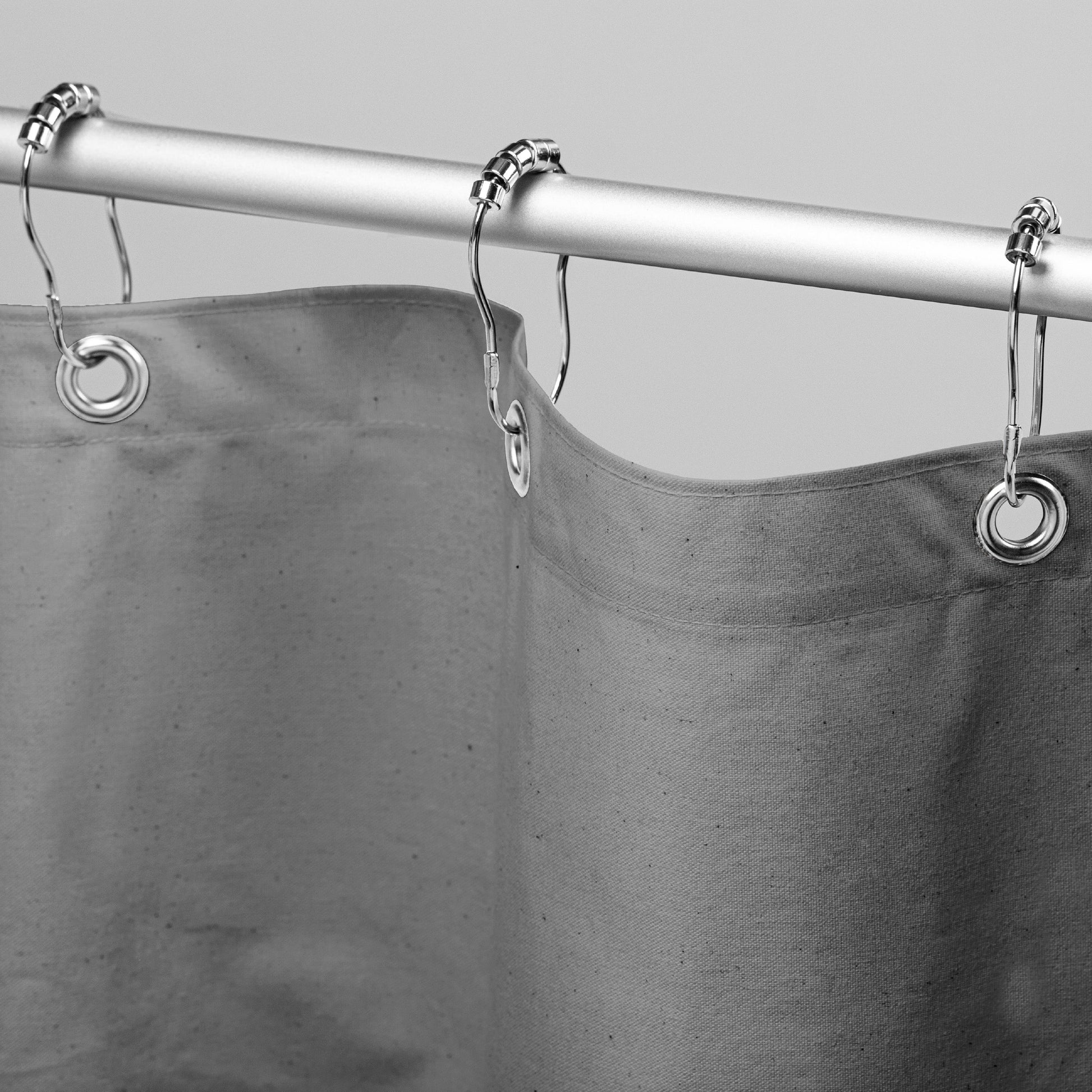 Organic Cotton Shower Curtain – Bath, Tub + Stall Sizes