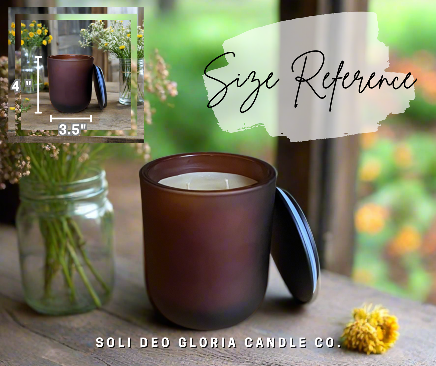Lavender Valley Beeswax Candle