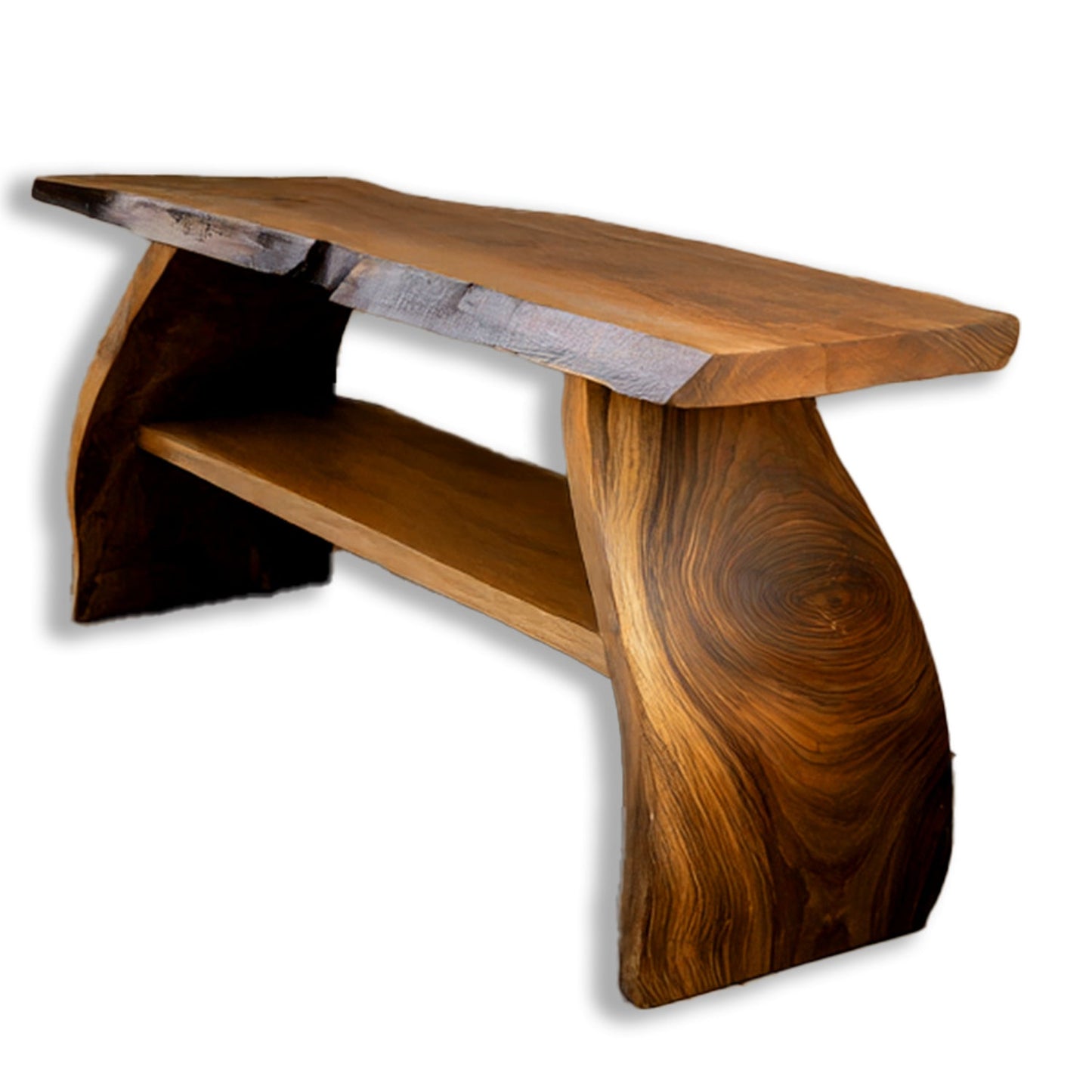 Organic Modern Solid Wood Shoe Rack
