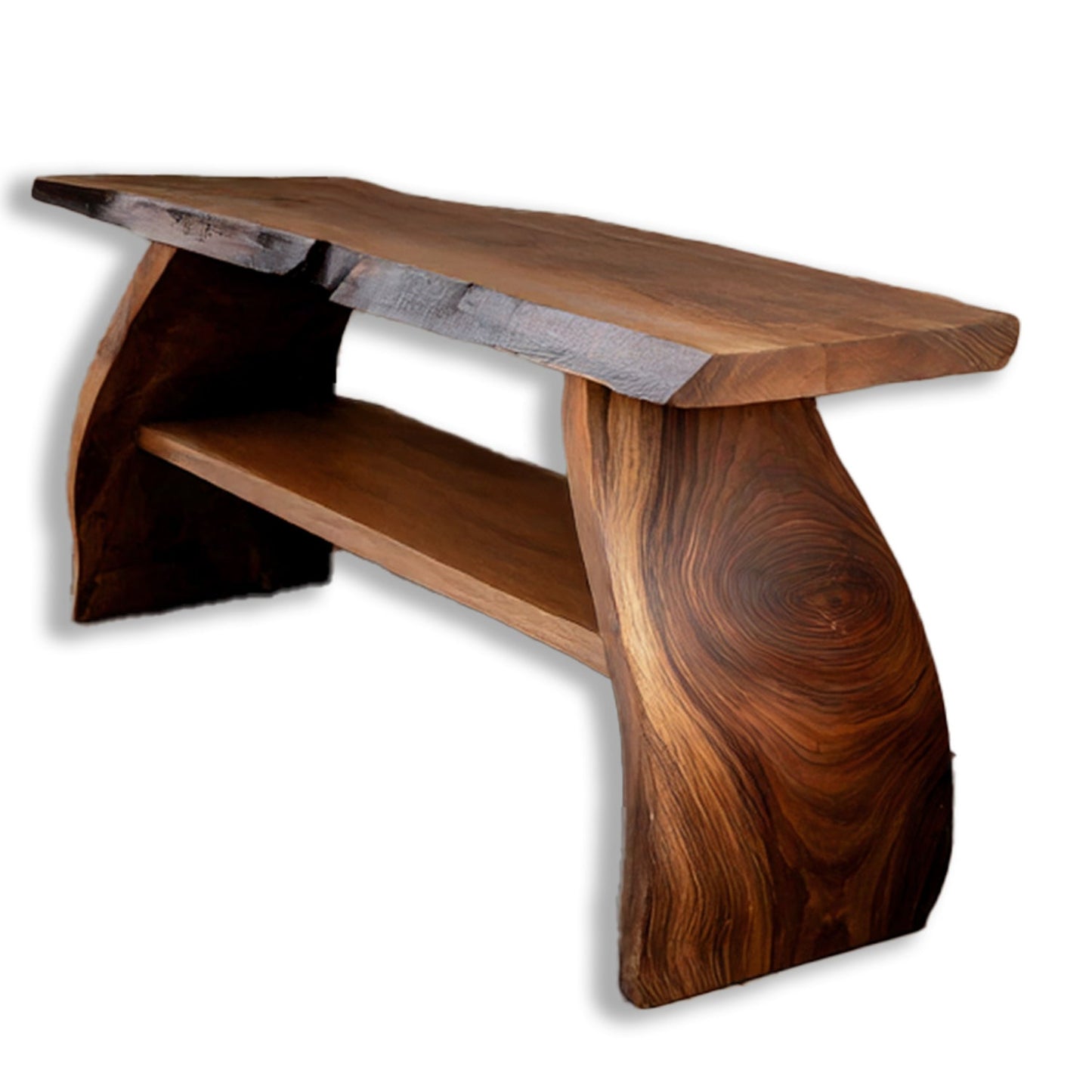 Organic Modern Solid Wood Shoe Rack