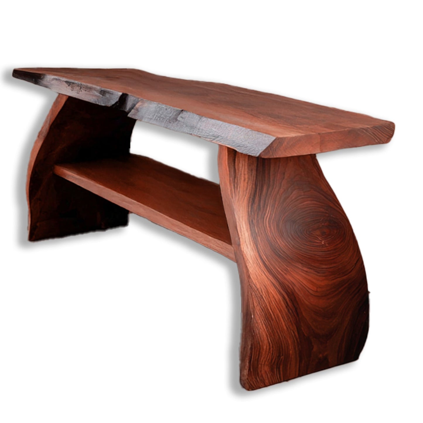 Organic Modern Solid Wood Shoe Rack