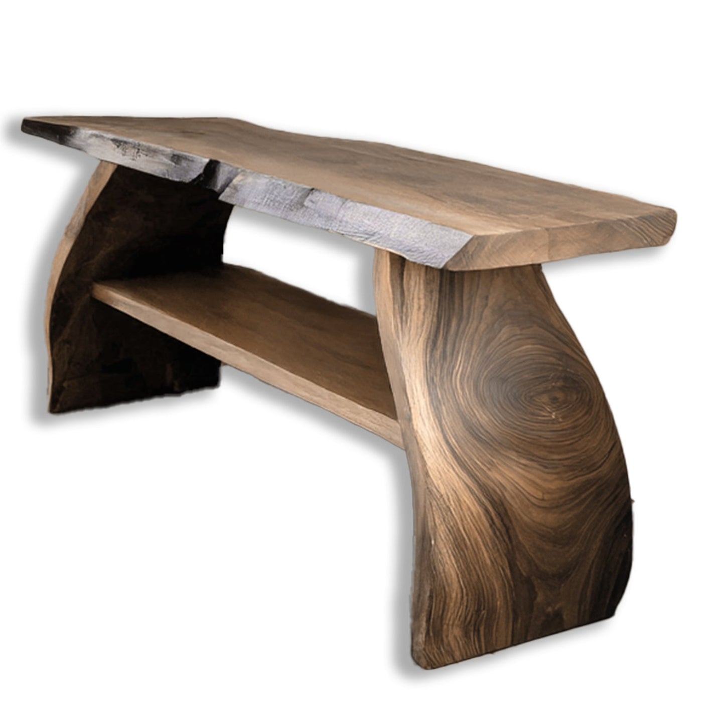 Organic Modern Solid Wood Shoe Rack
