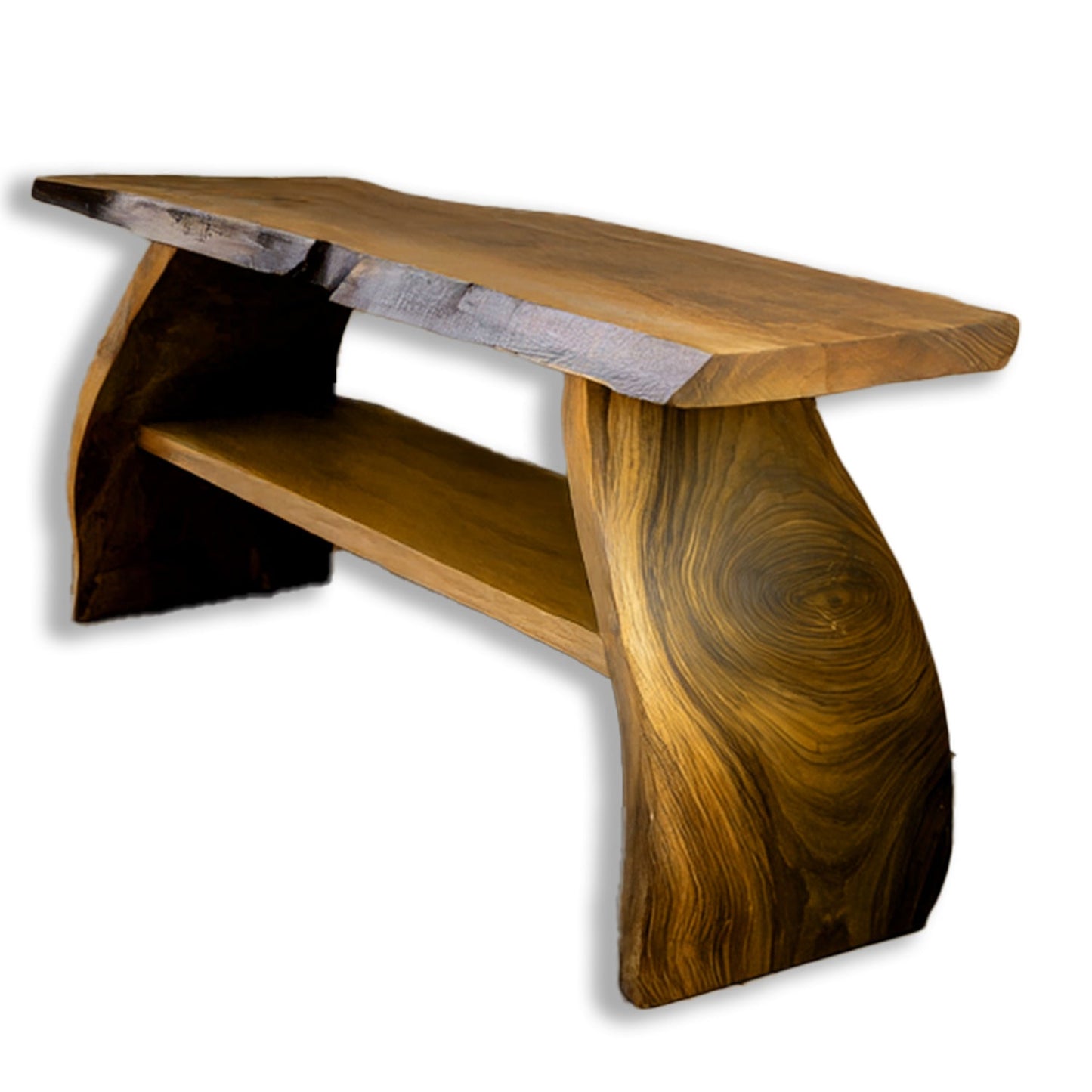 Organic Modern Solid Wood Shoe Rack
