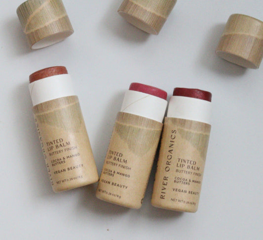 Tinted Vegan Lip Balm – Plastic-Free, Organic & Hydrating