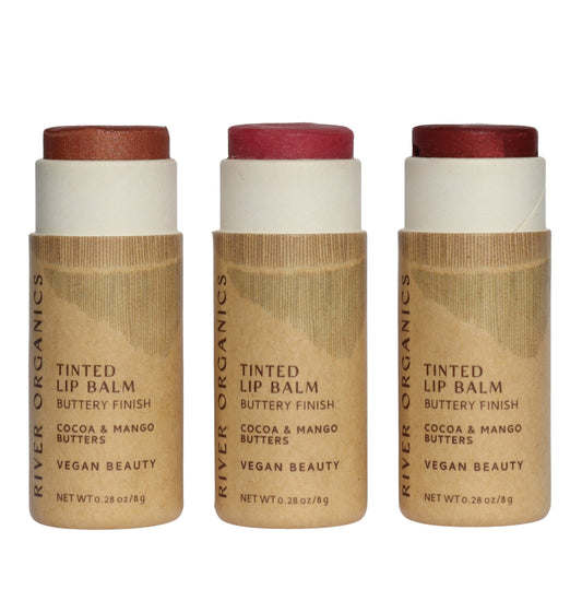 Tinted Vegan Lip Balm – Plastic-Free, Organic & Hydrating