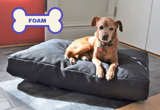 Hemp Dog Bed with CertiPUR-US Foam Fill