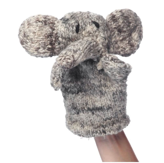 Organic Wool Knit Hand Puppet