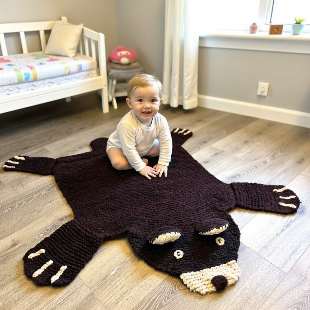 Organic Wool Play Mat + Nursery Rug