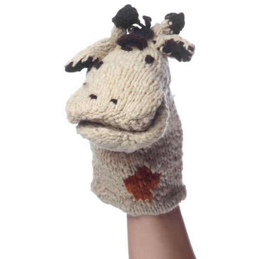 Organic Wool Knit Hand Puppet