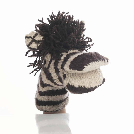 Organic Wool Knit Hand Puppet