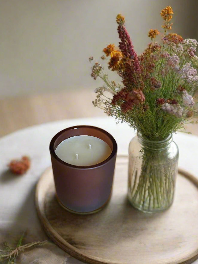 Lavender Valley Beeswax Candle