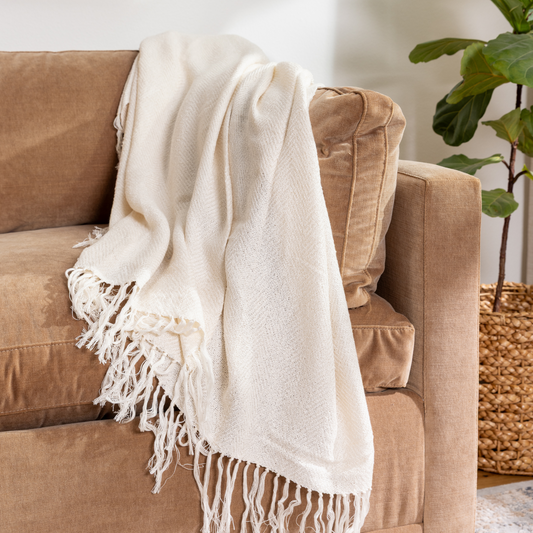 Hand Woven Throw Blanket