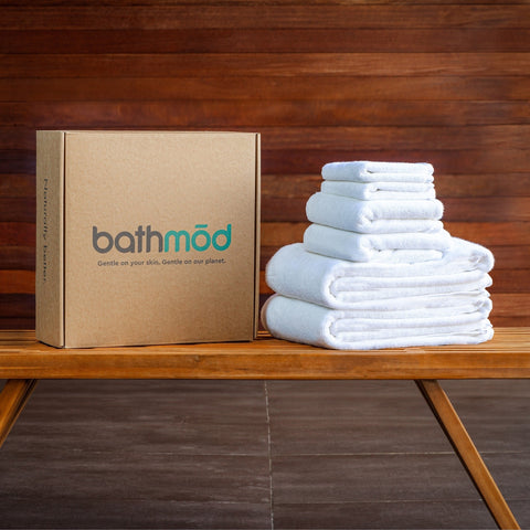Luxury Organic Bath Six Piece Towel Set