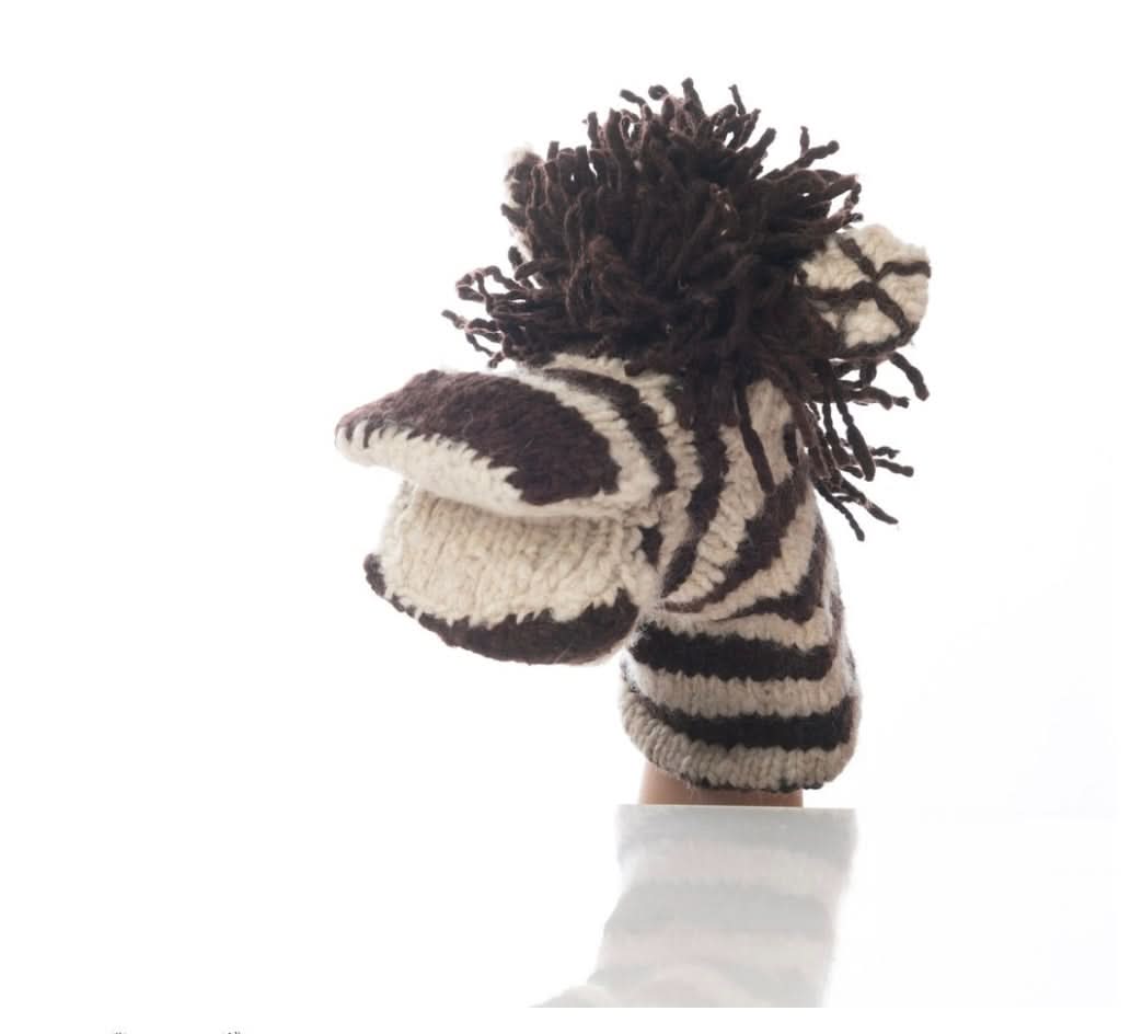 Organic Wool Knit Hand Puppet